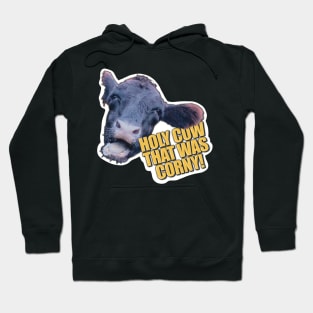 Holy Cow, That Was Corny! | Silly Cow Photo and Funny Pun Hoodie